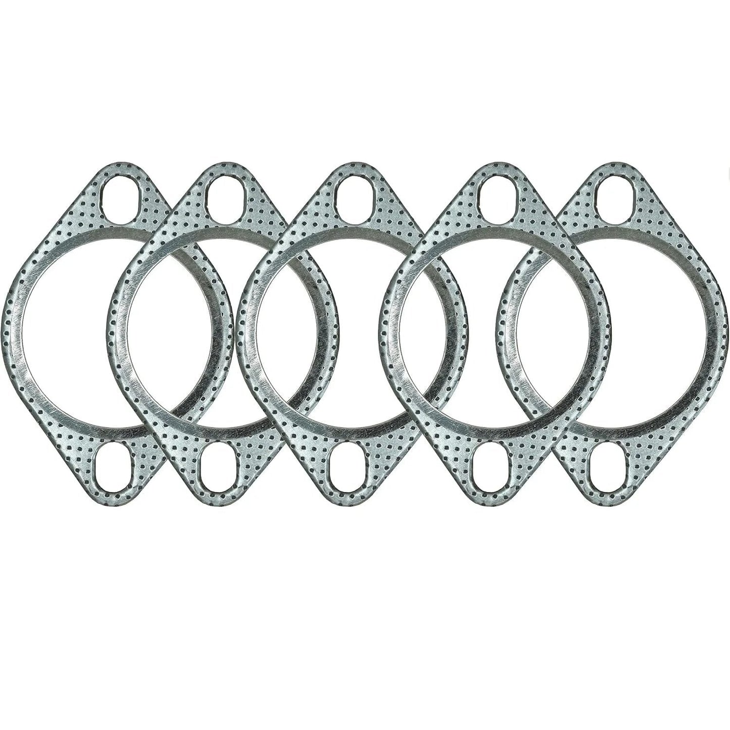 2.75 Inch 2 Bolt Exhaust Flange Gasket High Temperature Graphite For Turbo Manifold Downpipe Dump Pipe And Headers Catback MLSG And Axleback 70mm Flange 5 Pack By Yitoking