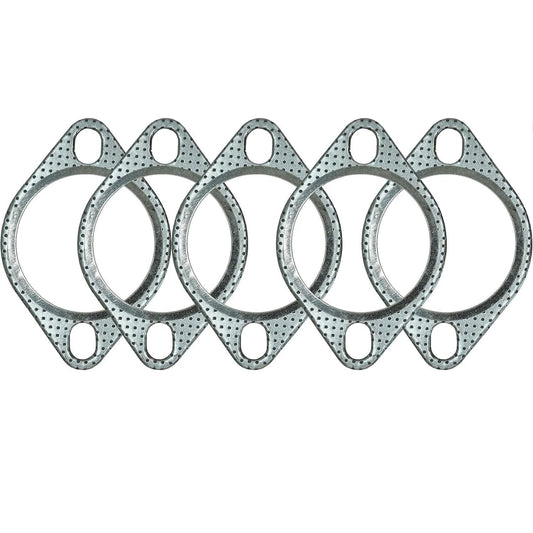2.75 Inch 2 Bolt Exhaust Flange Gasket High Temperature Graphite For Turbo Manifold Downpipe Dump Pipe And Headers Catback MLSG And Axleback 70mm Flange 5 Pack By Yitoking