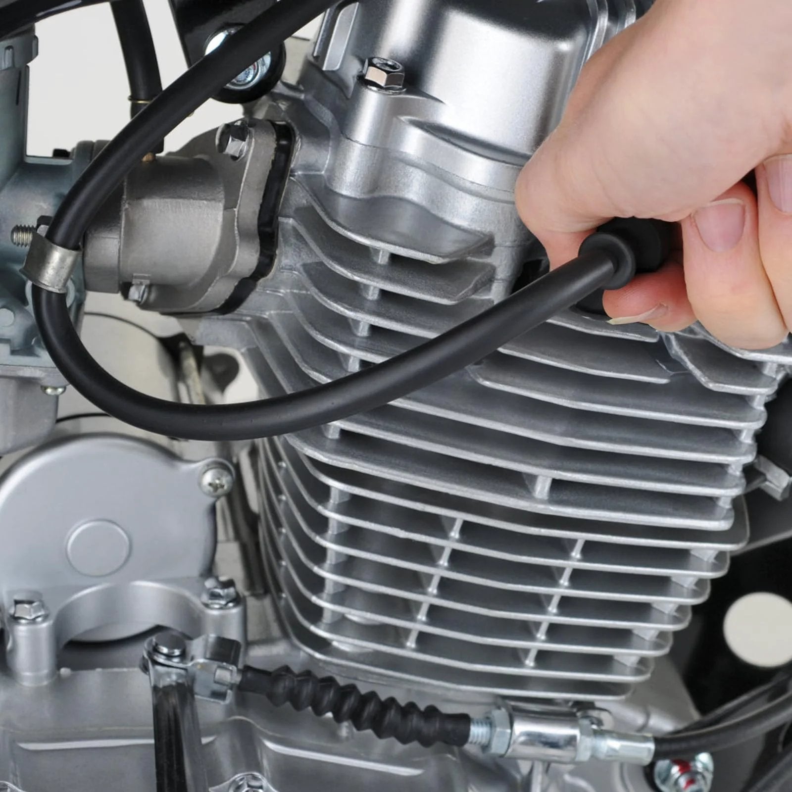 Installing Six Piece Silicone Vacuum Hose Kit With Five Foot Lengths In One Eighth Inch, Five Thirty Second Inch on engine