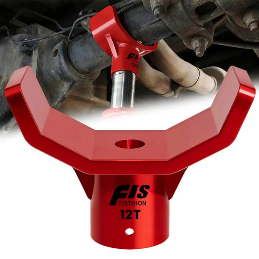 12 Ton Bottle Jack Adapter Fits 1.65 In Axles With 3 And 4 In Lift Pads And Tilt shown with alloy steel construction