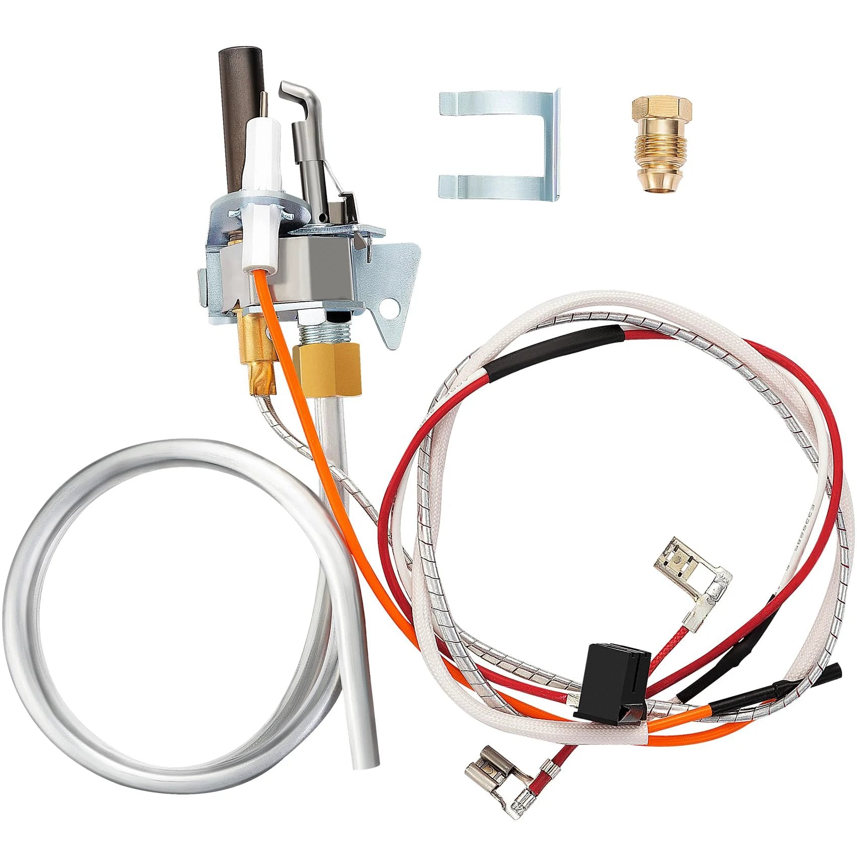 Water Heater Pilot Assembly For Natural Gas Thermopile Replacement, Easy Install, Compatible With Reliance, Whirlpool, AO Smith