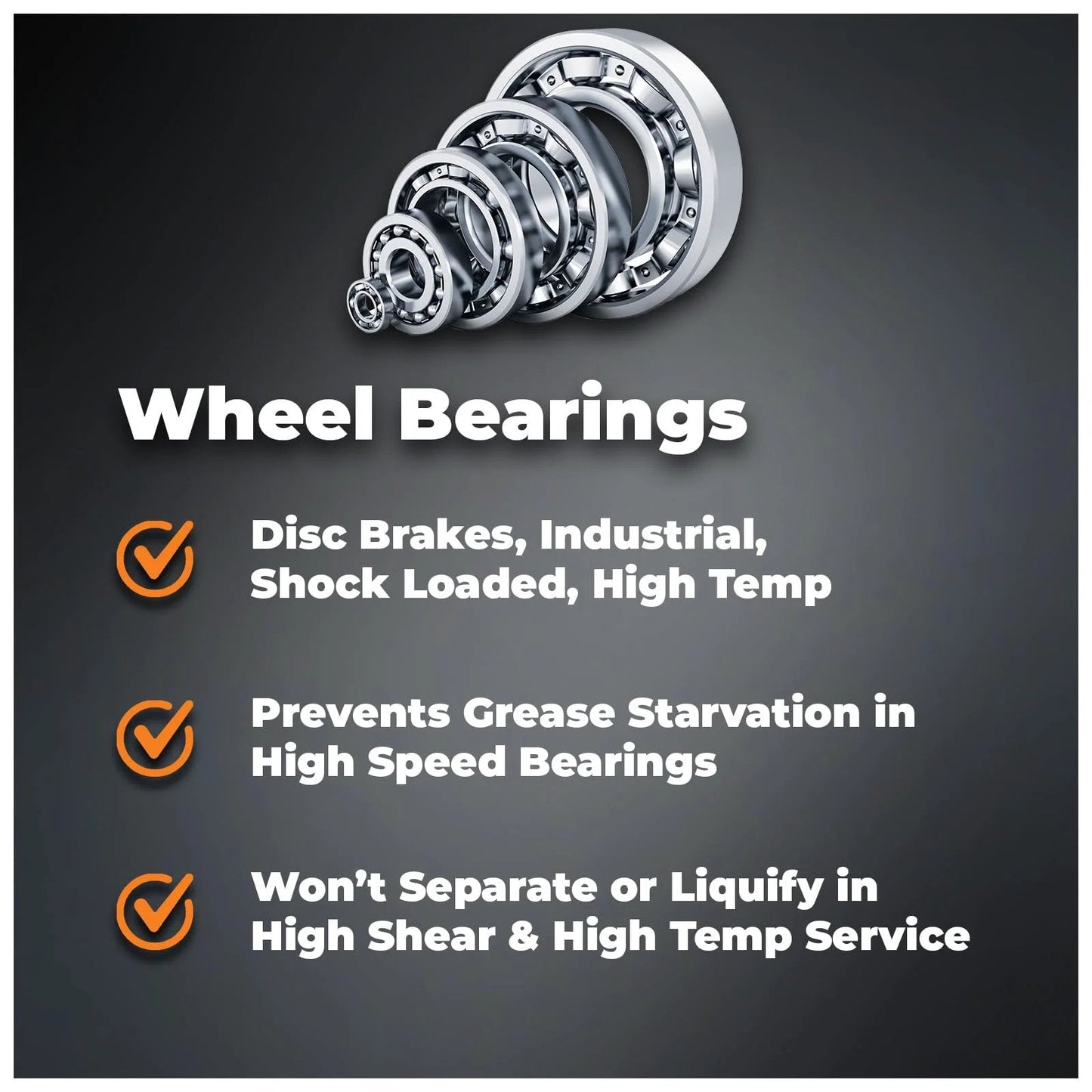 Ultra Tacky Lithium Complex Grease NLGI 2 shown for high temperature wheel bearings and industrial applications.