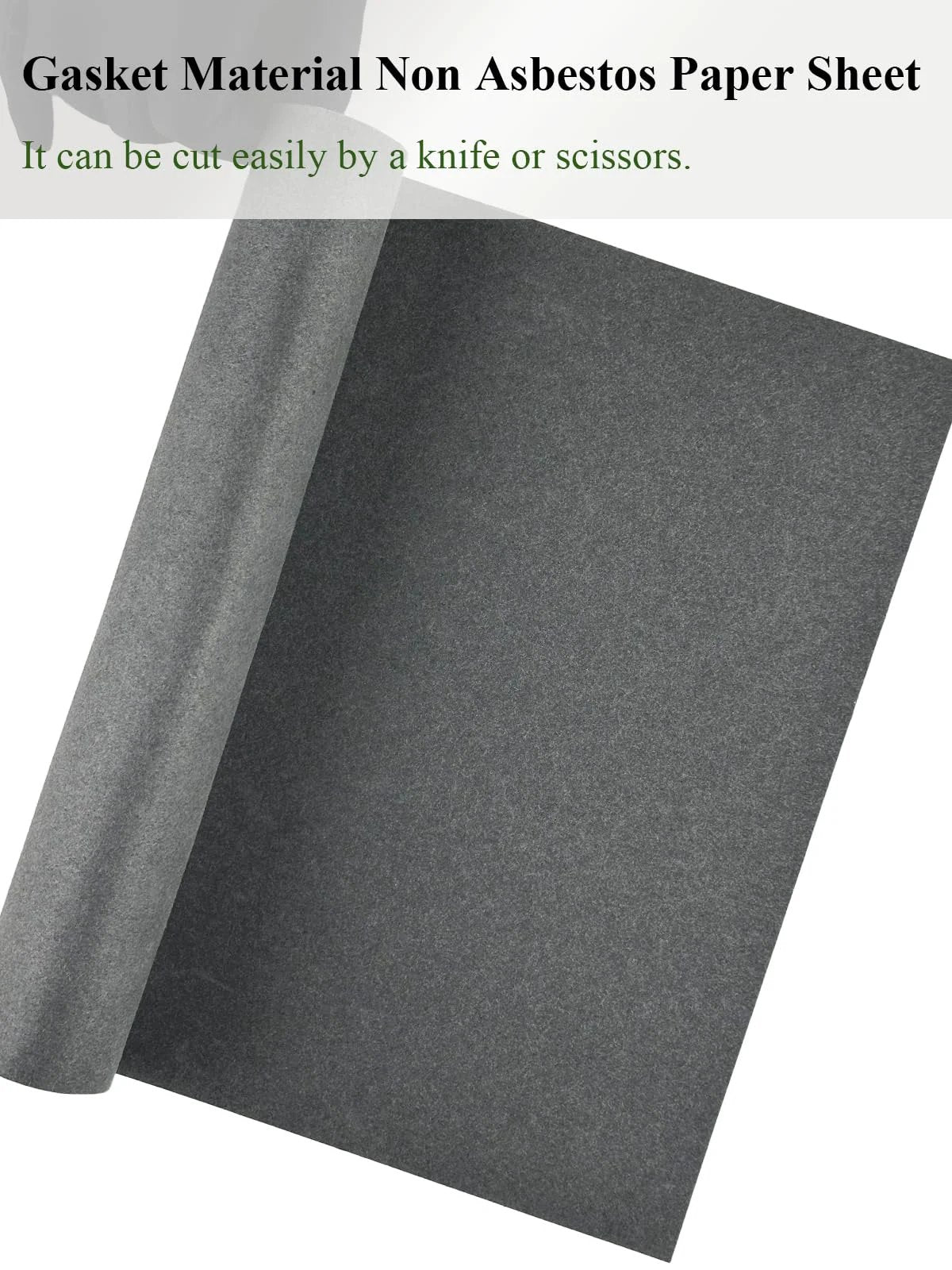 Non Asbestos Gasket Paper Sheets High Temp Oil Resistant DIY Sealing Kit Gasoline Diesel Small Engines Lawnmowers Generators 0.8mm 1mm 1.2mm