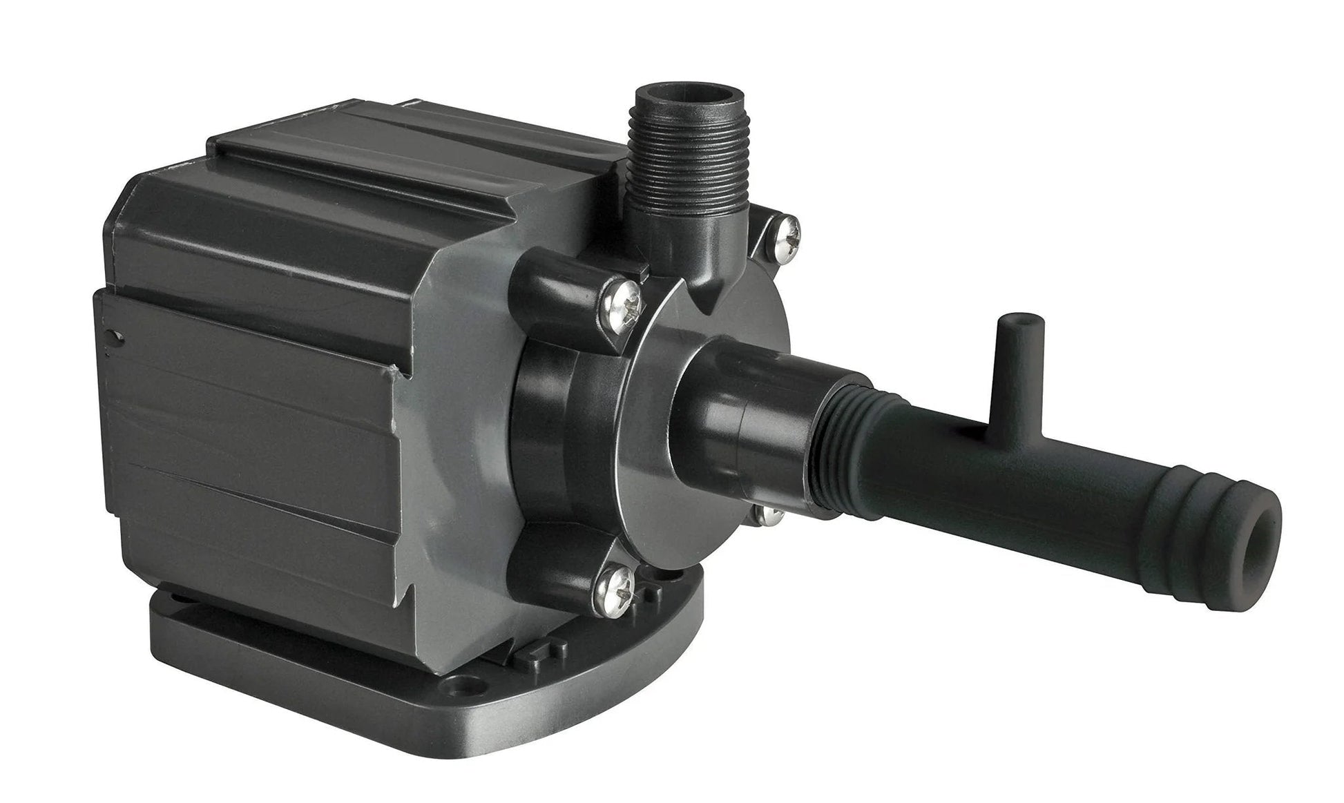 Supreme 250 GPH Hydro Mag Recirculating Water And Air Pump With Venturi For Hydroponics, Model 40122 by Danner Manufacturing, side view