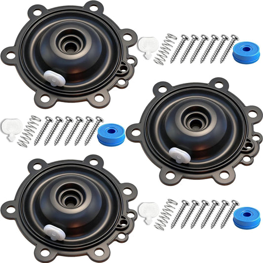 3 Pack Diaphragm Replacement Kit for Rain Bird Valve Series CP CPF DV DVF DAS ASVF with Buna N Rubber, Crack And UV Resistant, Easy Install, Leak Proof Repair For Irrigation System