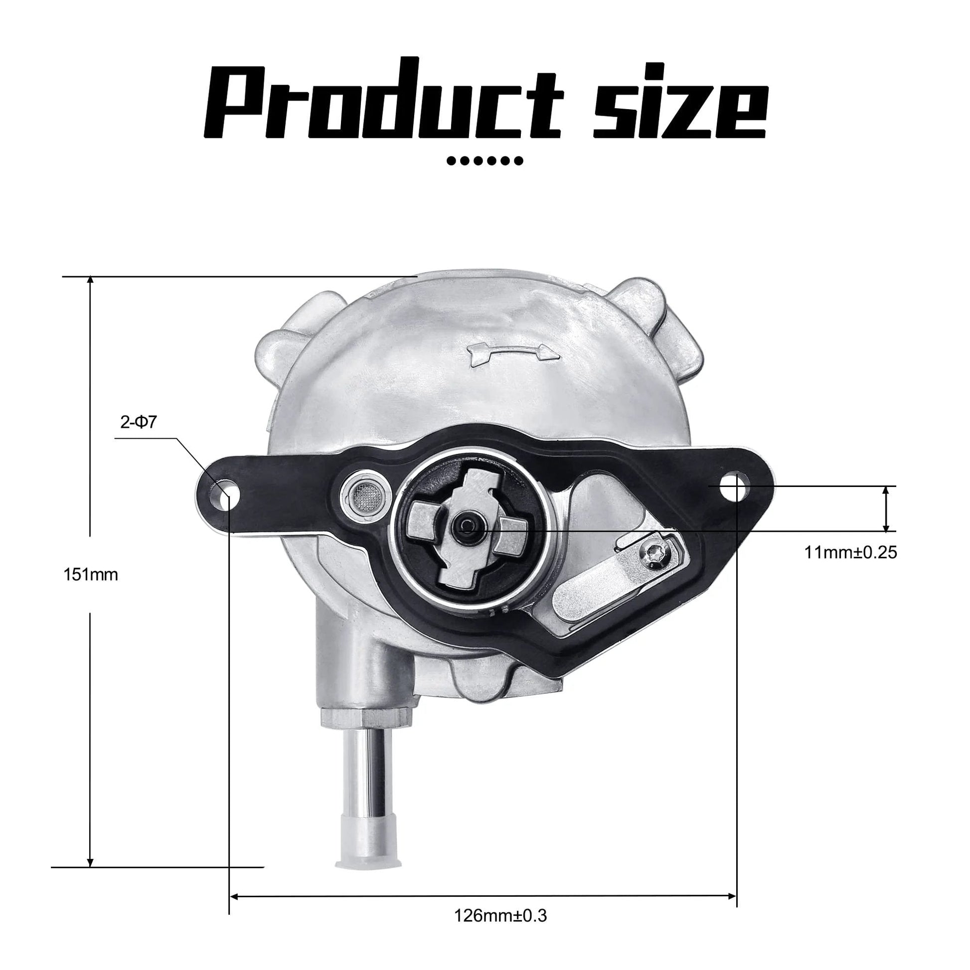 Vacuum Pump OE Replacement For Mercedes C250 SLK250 W204 R172 1.8L Engine, Durable Metal Construction, Perfect Fit For 2012 2015 Models