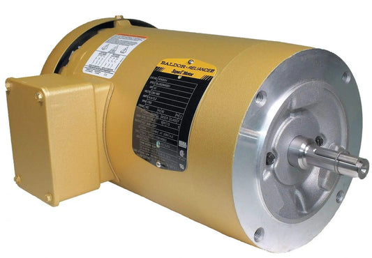 Single 1.5 HP TEFC 3-Phase Motor VEM3554 1760 RPM 60Hz 56C Frame F1 Shaft industrial motor