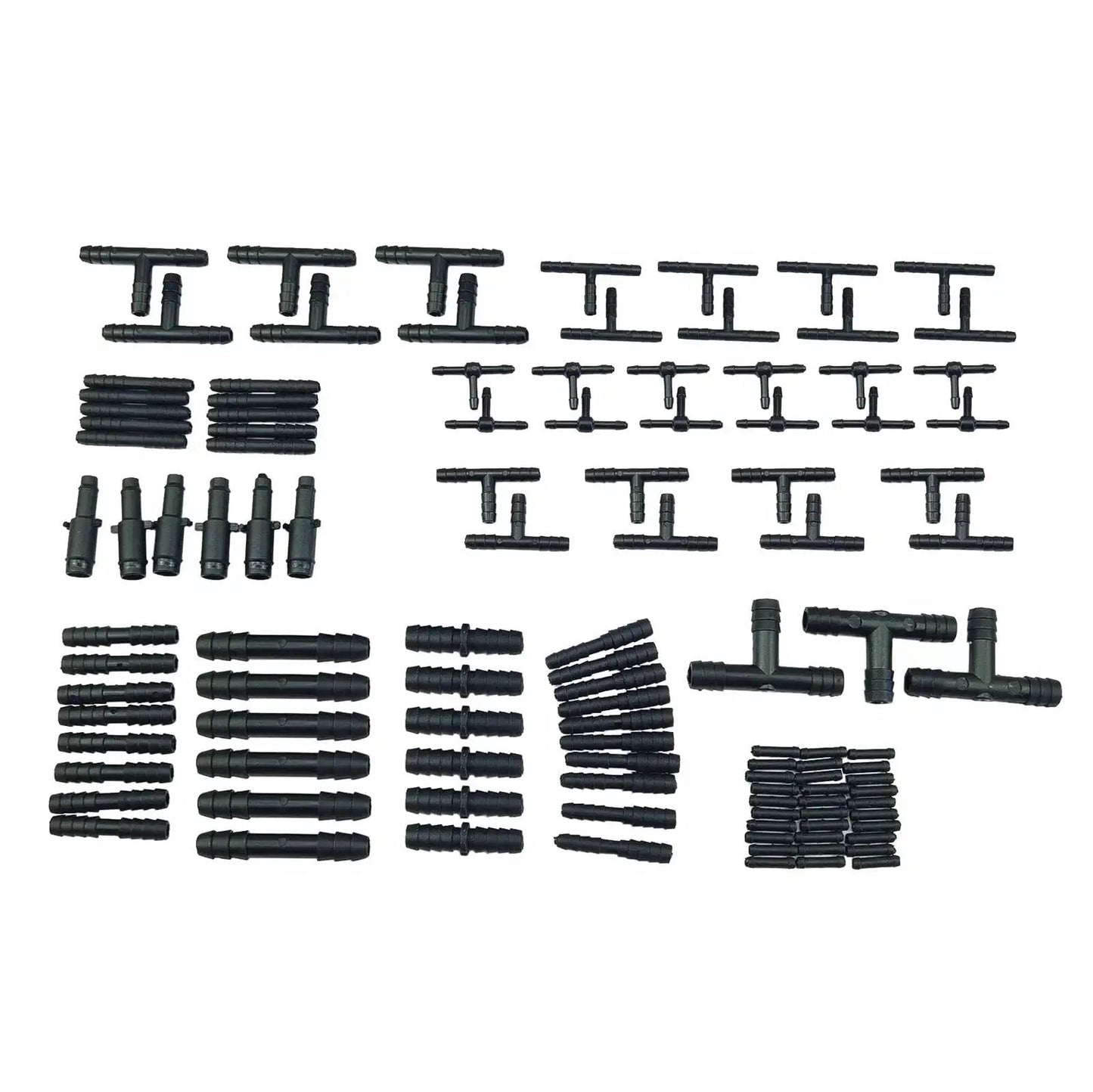 Heat Resistant Nylon Vacuum Tubing Connector Kit 113 Pcs 12 Sizes Automotive Hose Tee And Reducer Assortment 240 C 460 F