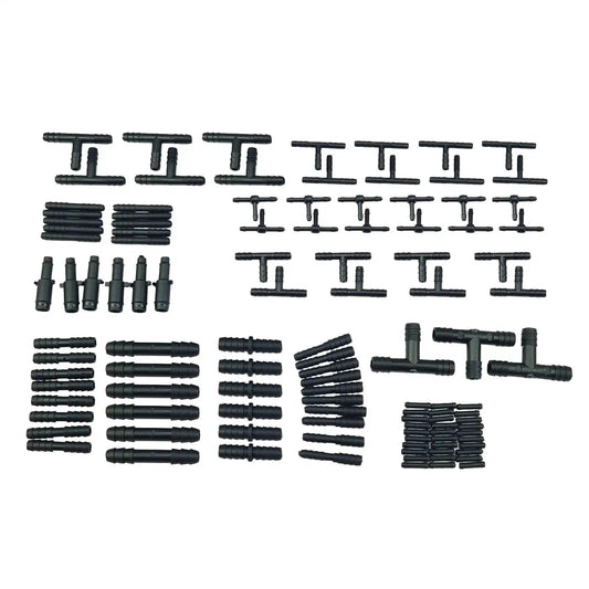 Heat Resistant Nylon Vacuum Tubing Connector Kit 113 Pcs 12 Sizes Automotive Hose Tee And Reducer Assortment 240 C 460 F