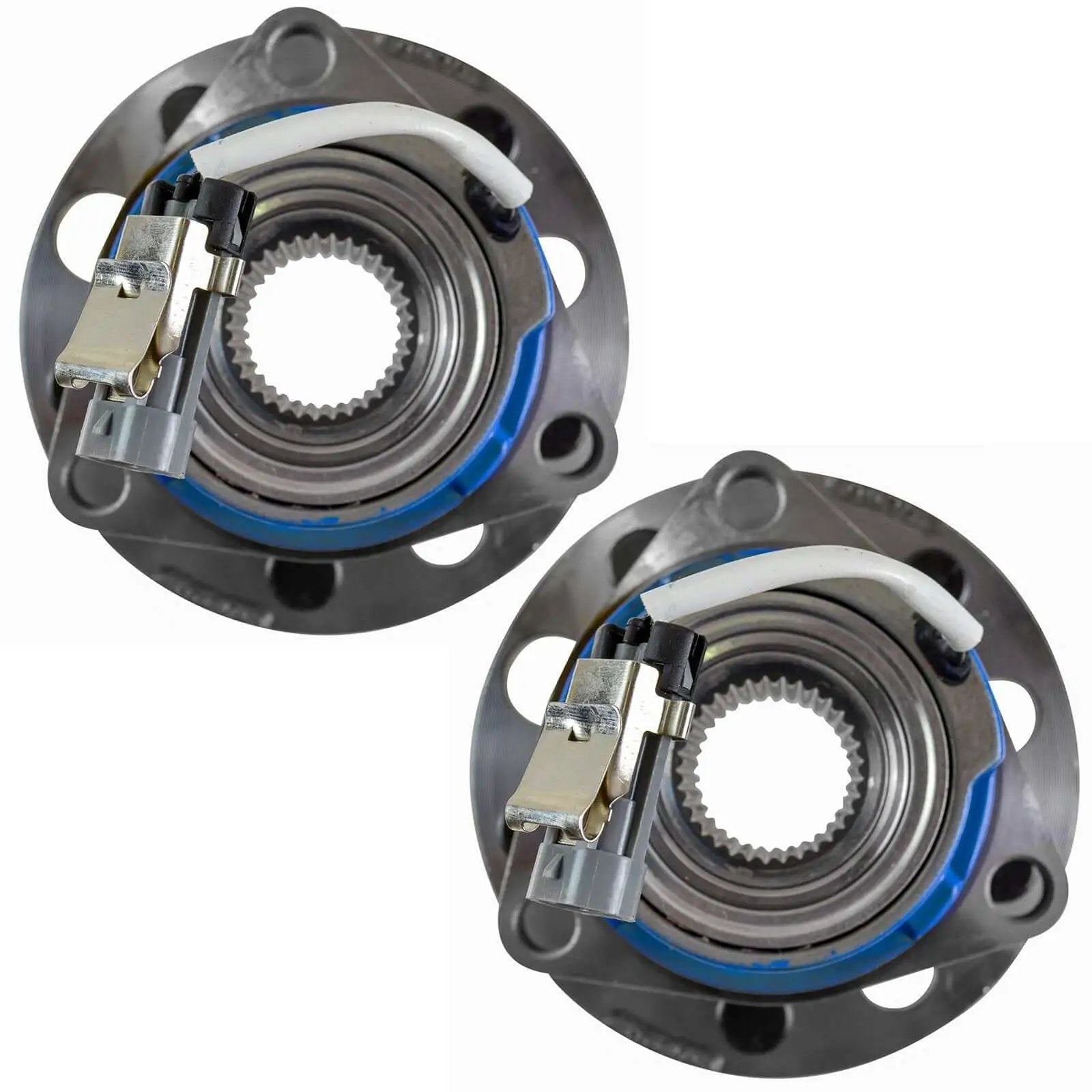 Front Left and Right Wheel Bearing and Hub Assembly Pair for Buick LeSabre Riviera Century Park Avenue With ABS 1992-1999