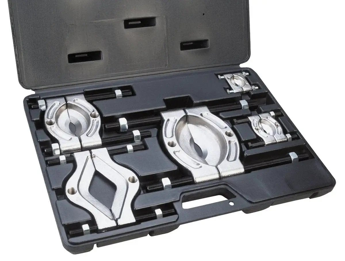 Bearing Splitter Combo Set With Four Popular Splitters And A Pulley Puller Attachment In Durable Organizer Case for quick bearing removal
