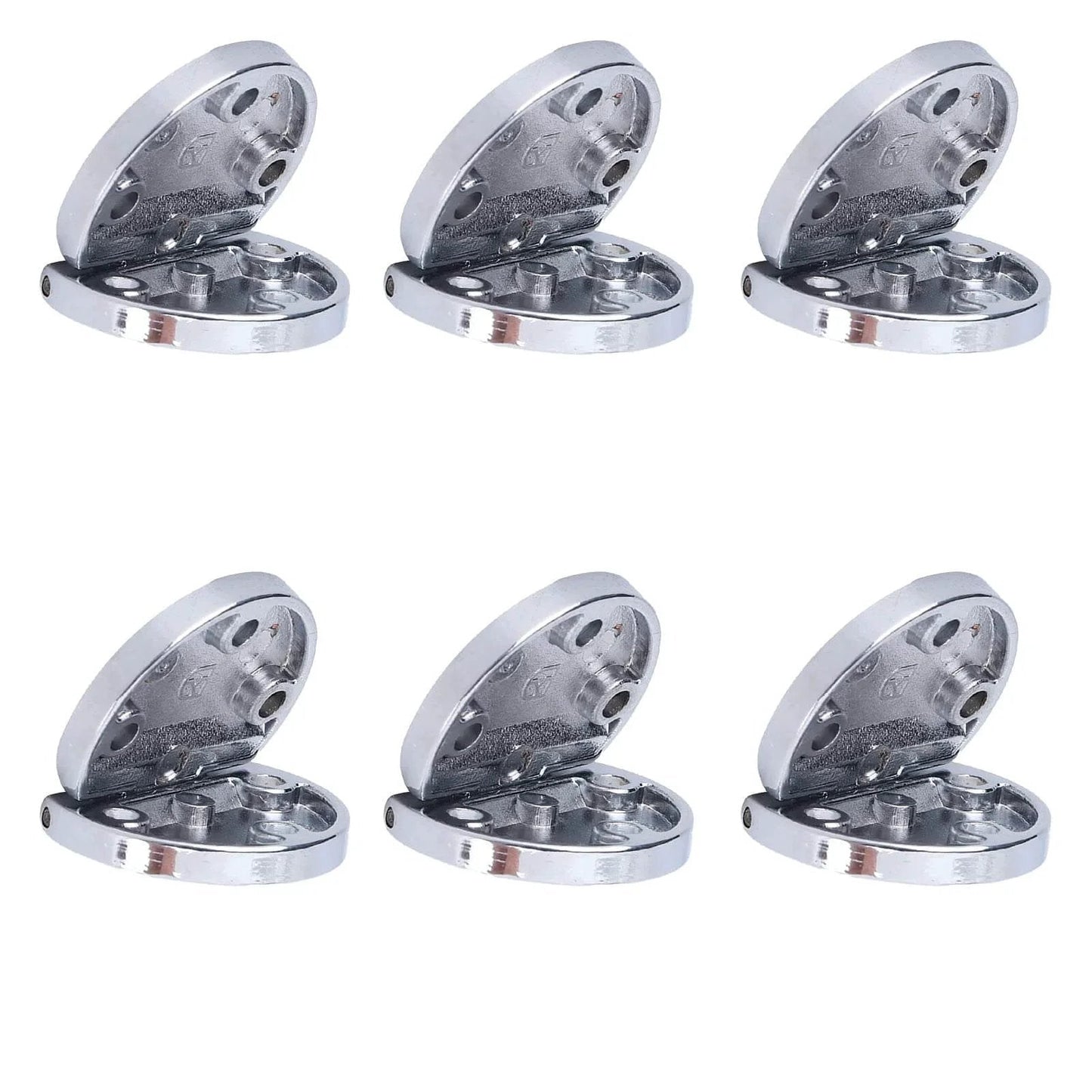 6 Pcs Zinc Alloy Flip Door Hinges 90 Degree Folding Butt Hinges For Table Desk Wardrobe Durable Hardware
