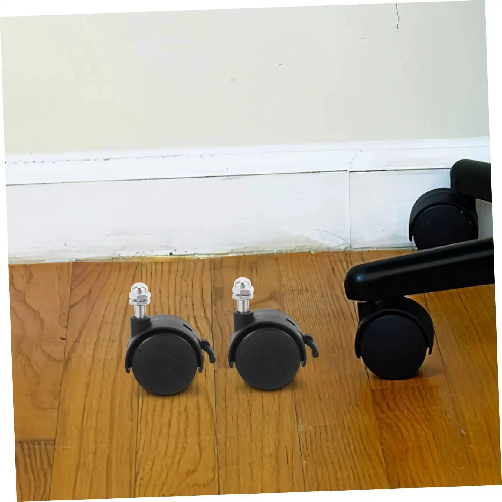 Replacement Caster Wheels With Brakes For Electric Oil Filled Heaters And Radiators Threaded Stem Swivel Casters