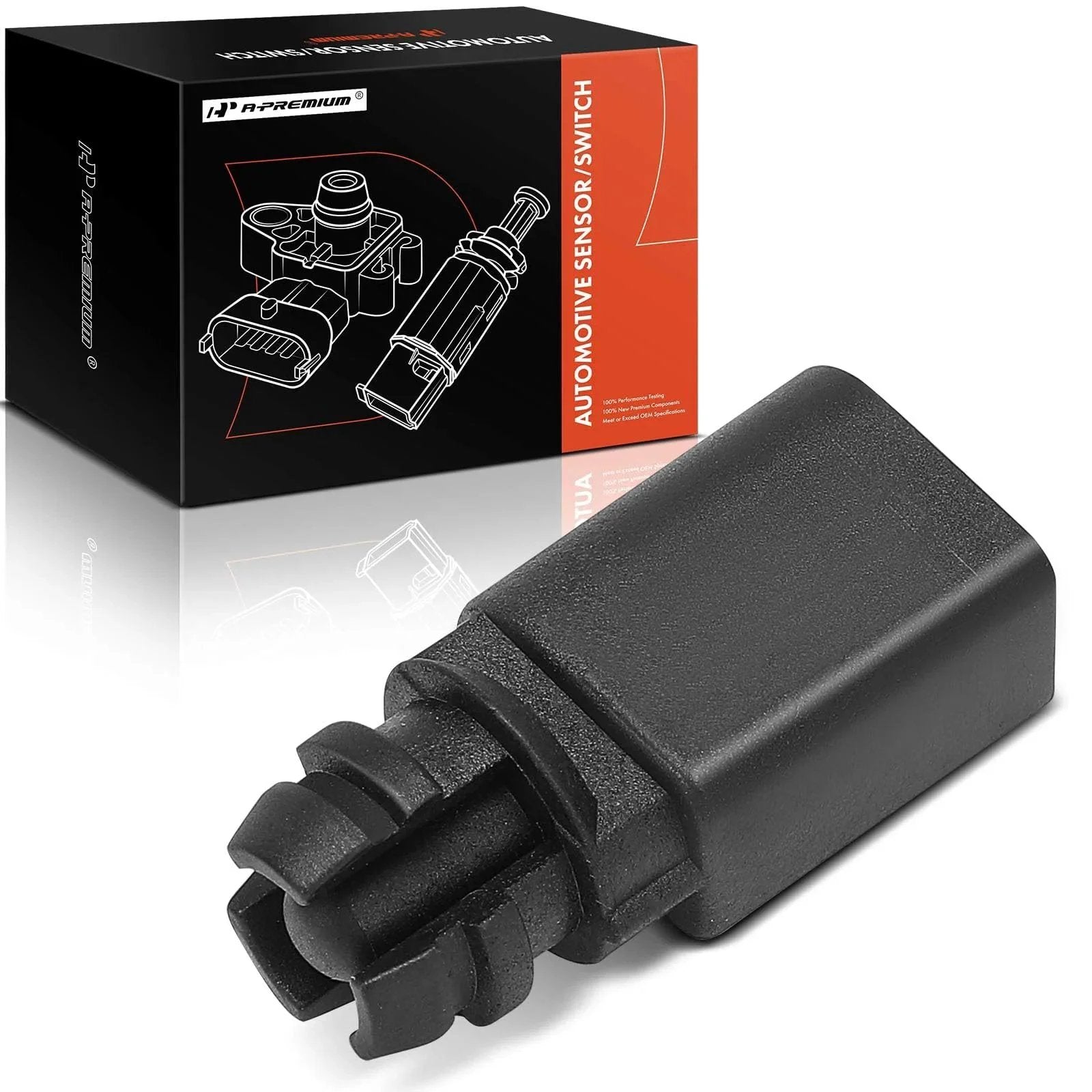 Air Temperature Sensor 2 Pins For Volkswagen And Audi Cars Fits Jetta Passat Golf Tiguan CC Eos GTI A4 A5 A6 Q5 Q7 And More, box view