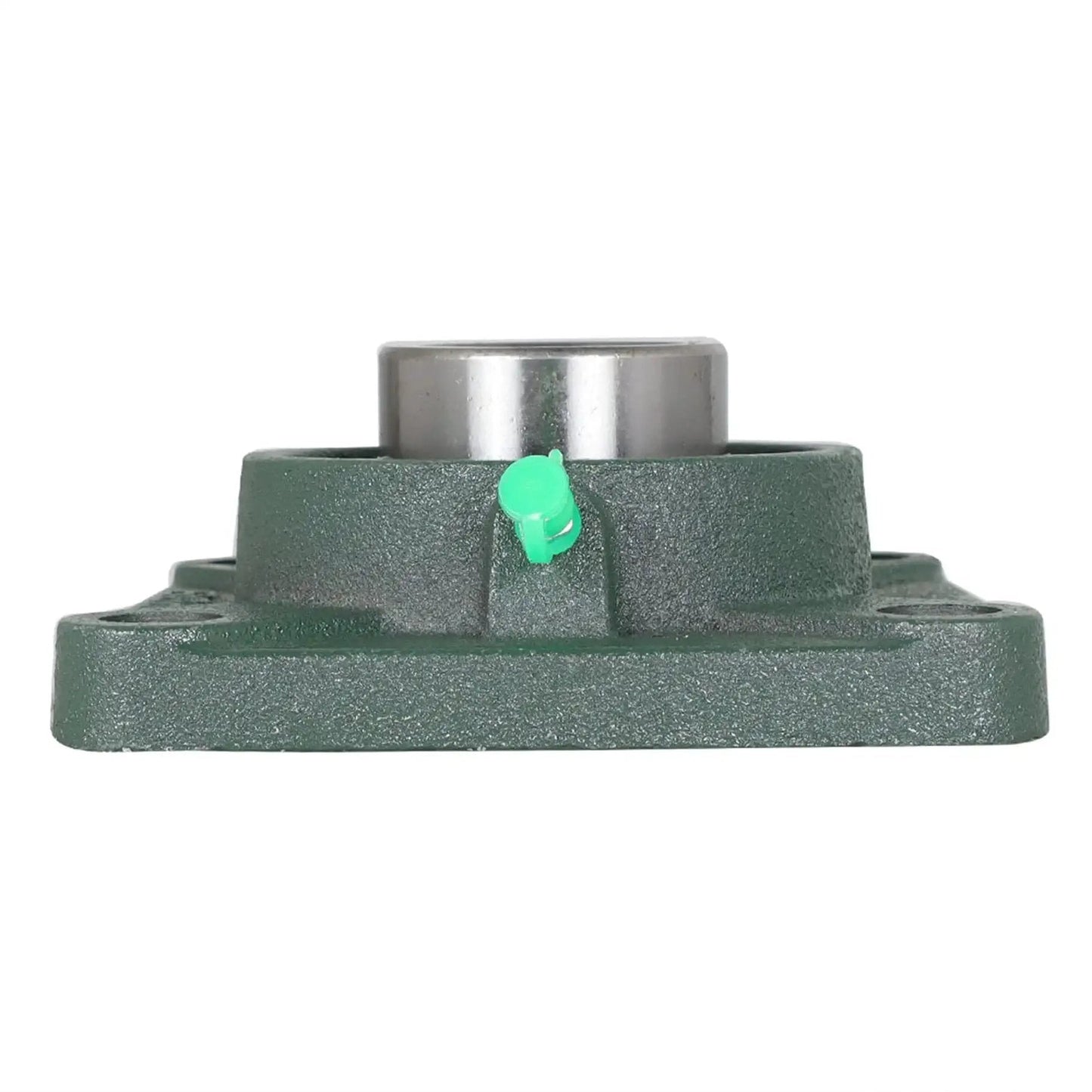 Side view of Pillow Block Bearing Kit UCF20824 Two Pack with Self Aligning Square Flange Four Bolt Mount One And A Half Inch Bore