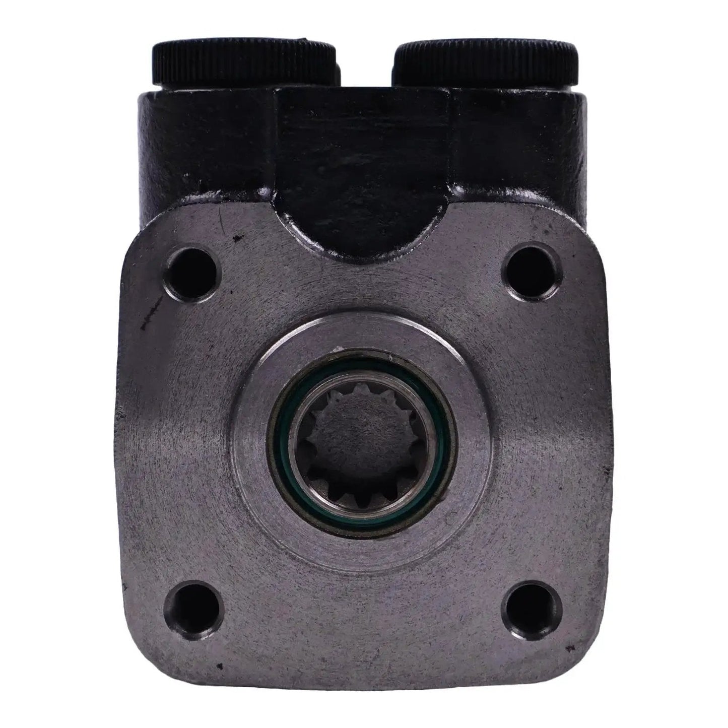 Hydraulic Steering Control Unit Orbitrol Valve 150N0043 with G-1/2 BSP fittings, front view of 160cc displacement, by HOLDWELL