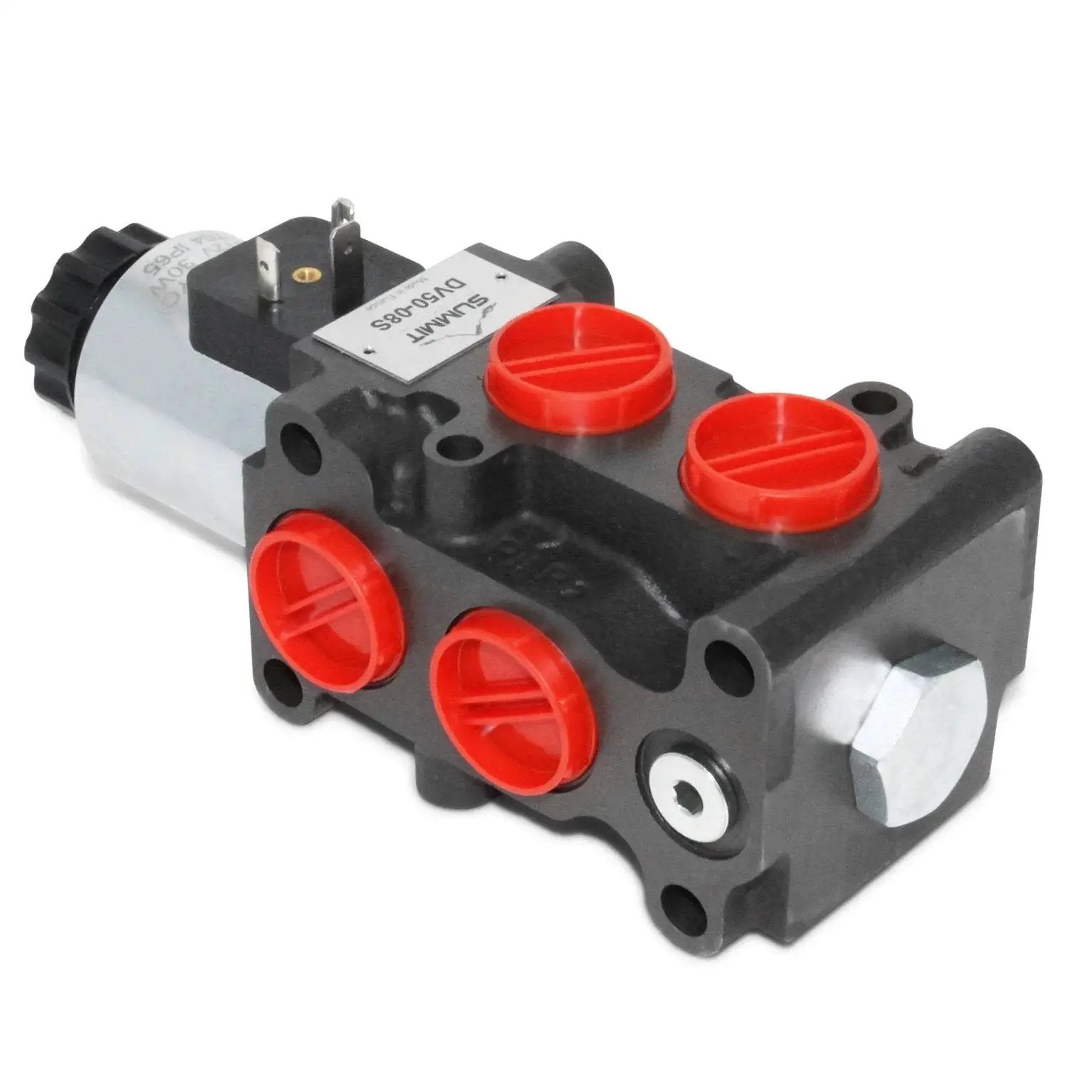 Hydraulic Multiplier Diverter Valve With Switch For Easy Added Circuit Control 13 GPM Flow 3625 Max PSI 6 Ports With SAE ORB Threads