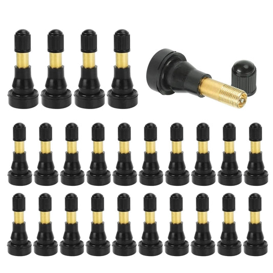 25 Pack TR600HP SnapIn High Pressure Tire Valve Stems One And A Quarter Inch Universal Fit For Most Cars And SUVs Easy Install Replacement Kit 25 Pieces Durable Heavy Duty For Long Lasting Performance