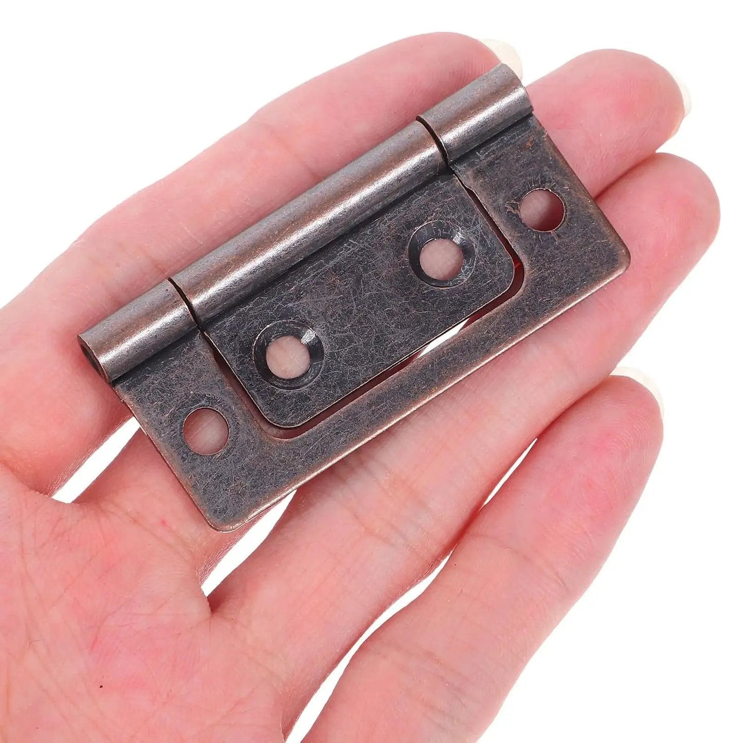 Heavy Duty Silent Bearing Cabinet Hinges Set For Kitchen Bedroom And RV Doors With Stainless Steel Construction Weatherproof Finish High Load Capacity Built To Last Smooth Quiet Operation Easy Alignment 10 Pieces By SOPOTUTU displayed on hand