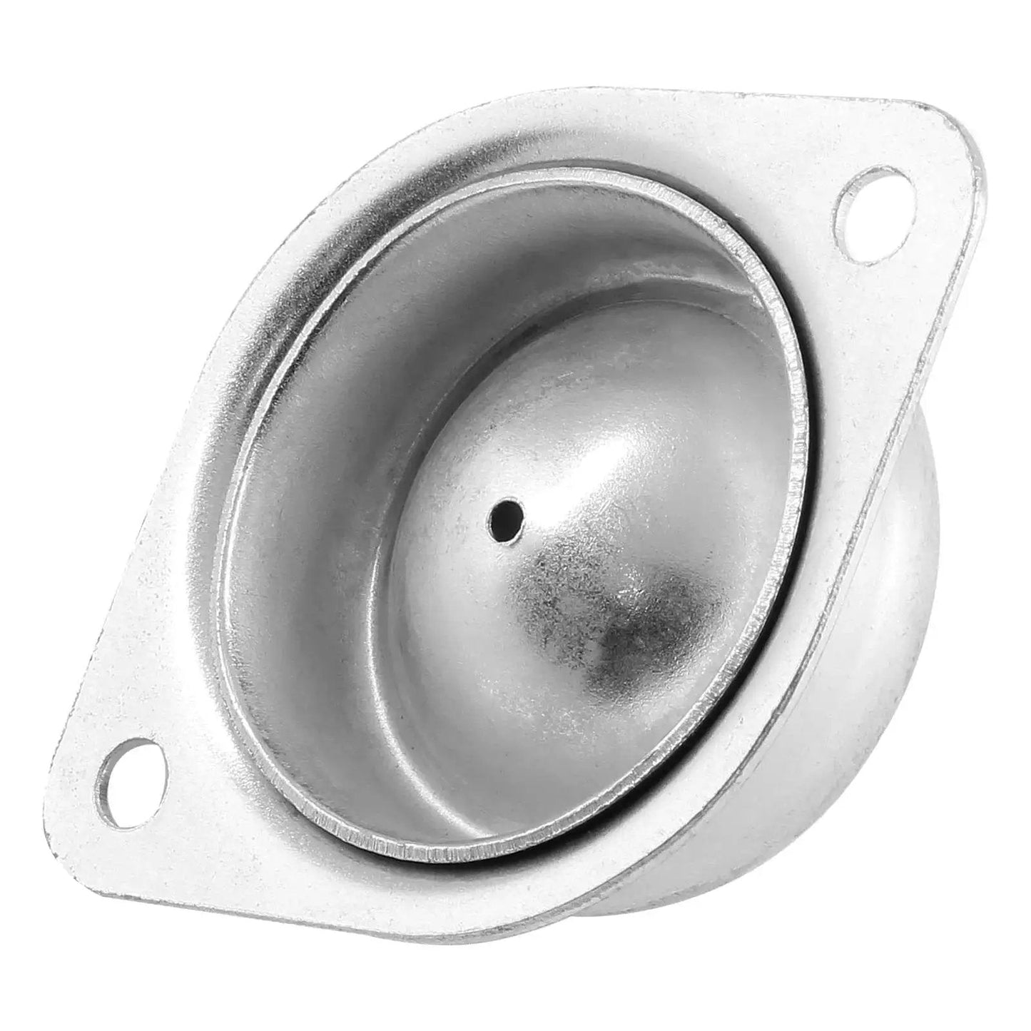 Eight Pcs 1 Inch Ball Transfer Bearings Set Nylon Conveyor Ball Rollers With 360 Degree Rotation Each Ball Supports Up To 66 Lbs Base Size 2.75 By 1.97 By 1.23 Inches Ideal Roller Casters For Transmission Furniture And Wheelchair Applications side view