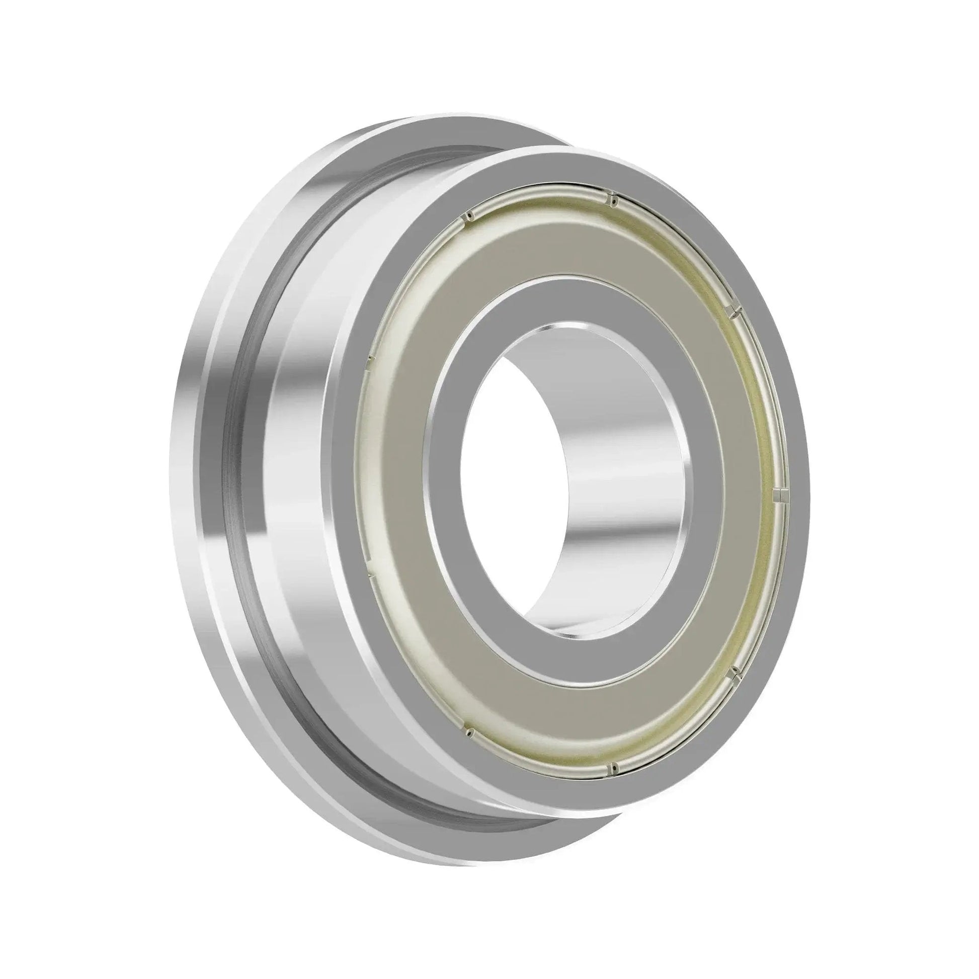 Flanged Ball Bearing 4x12x4 Mm Pack Of 10 F604ZZ Double Metal Shield Chrome Steel for industrial machines and power tools