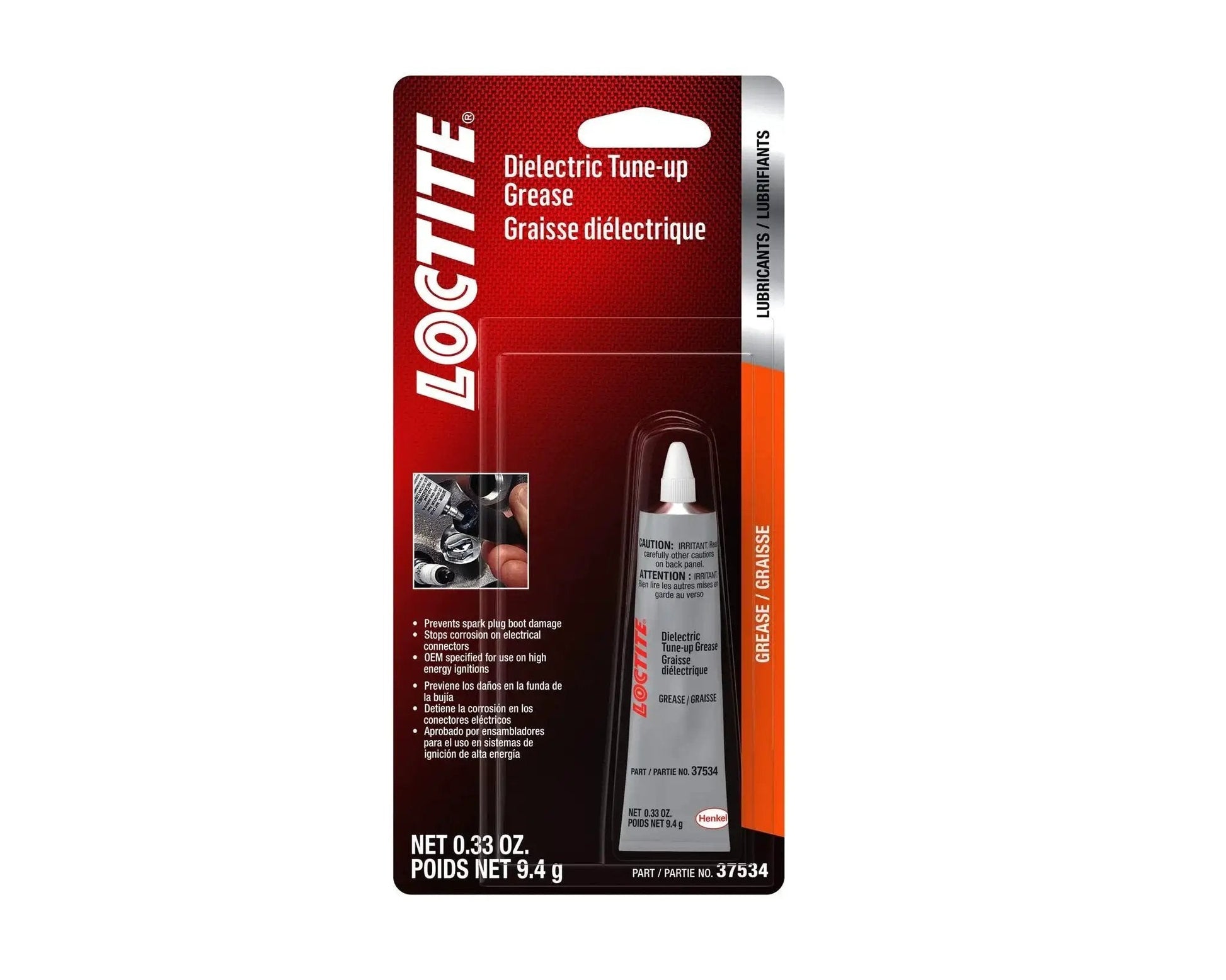 Durable Dielectric Grease For Automotive Electrical Connections With Moisture Proof Barrier Prevents Voltage Leakage And Supports High Energy Ignition Systems Salt Dirt And Corrosion Resistant 0.33 Oz Tube Loctite in original packaging