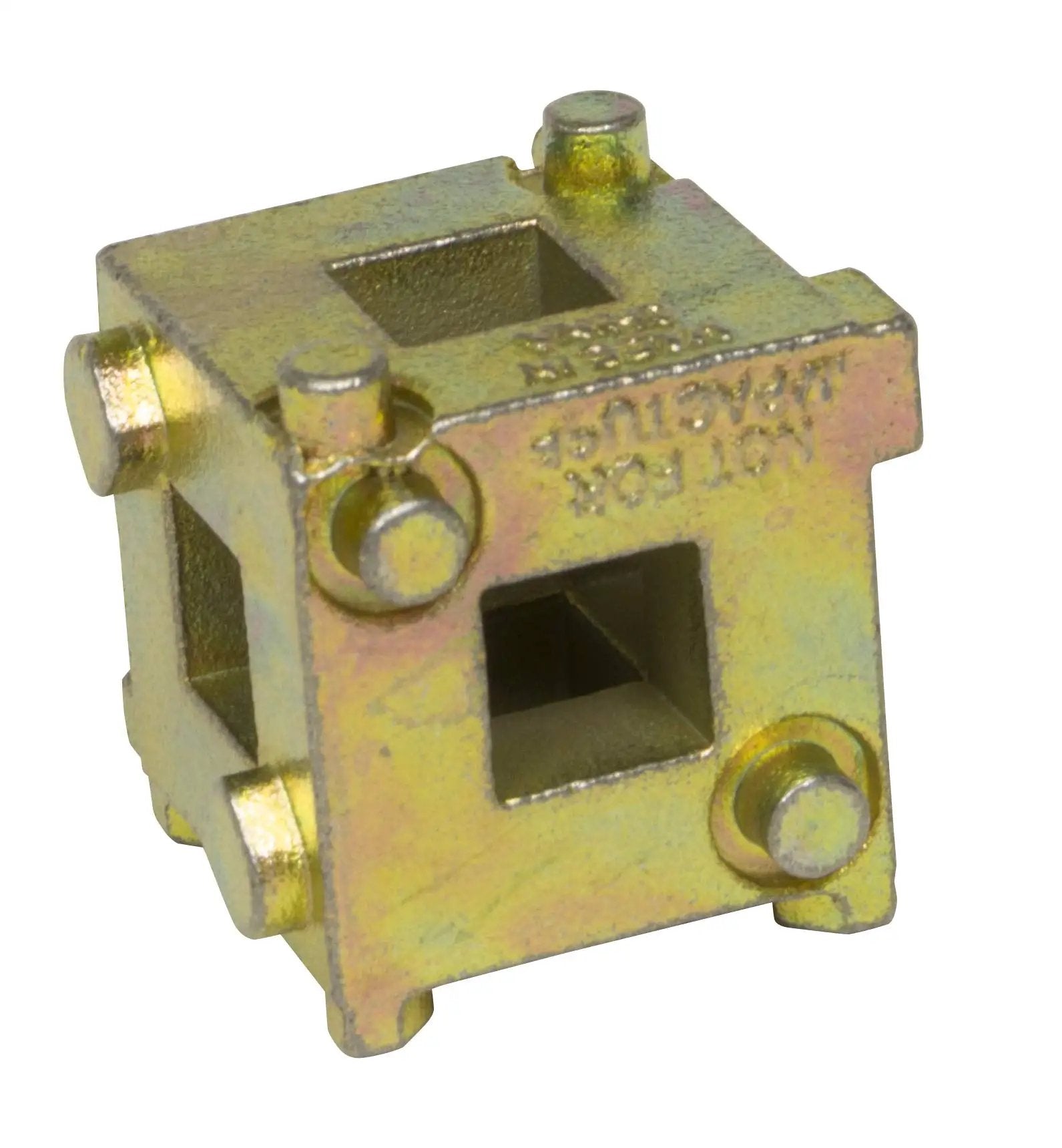 Disc Brake Piston Tool For Pushing And Rotating Pistons Back Into The Caliper Pro Grade Two Sided Design with metallic build.