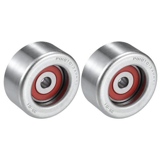 2 Pack Drive Belt Idler Pulley Replacement For Lexus And Toyota Vehicles Heavy Duty Idler Pulleys For ES350 GS350 IS350 RX350 2007 2021 And 2003 2021 Toyota 4Runner Camry RAV4 Highlander Sienna Tundra 16604 31020 Fitment