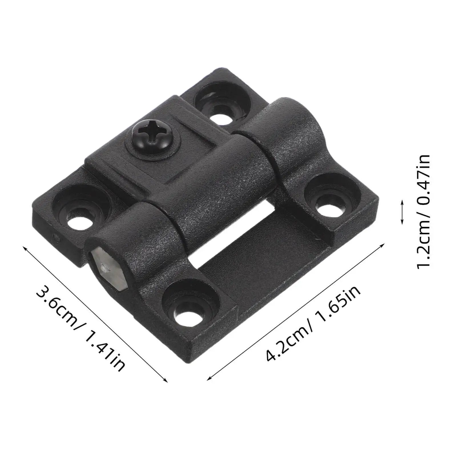Space Saving 90 Degree Folding Cabinet Door Hinges For Offices And Kitchens LOORGVEL Rugged Plastic Torque Desk Hinges Black