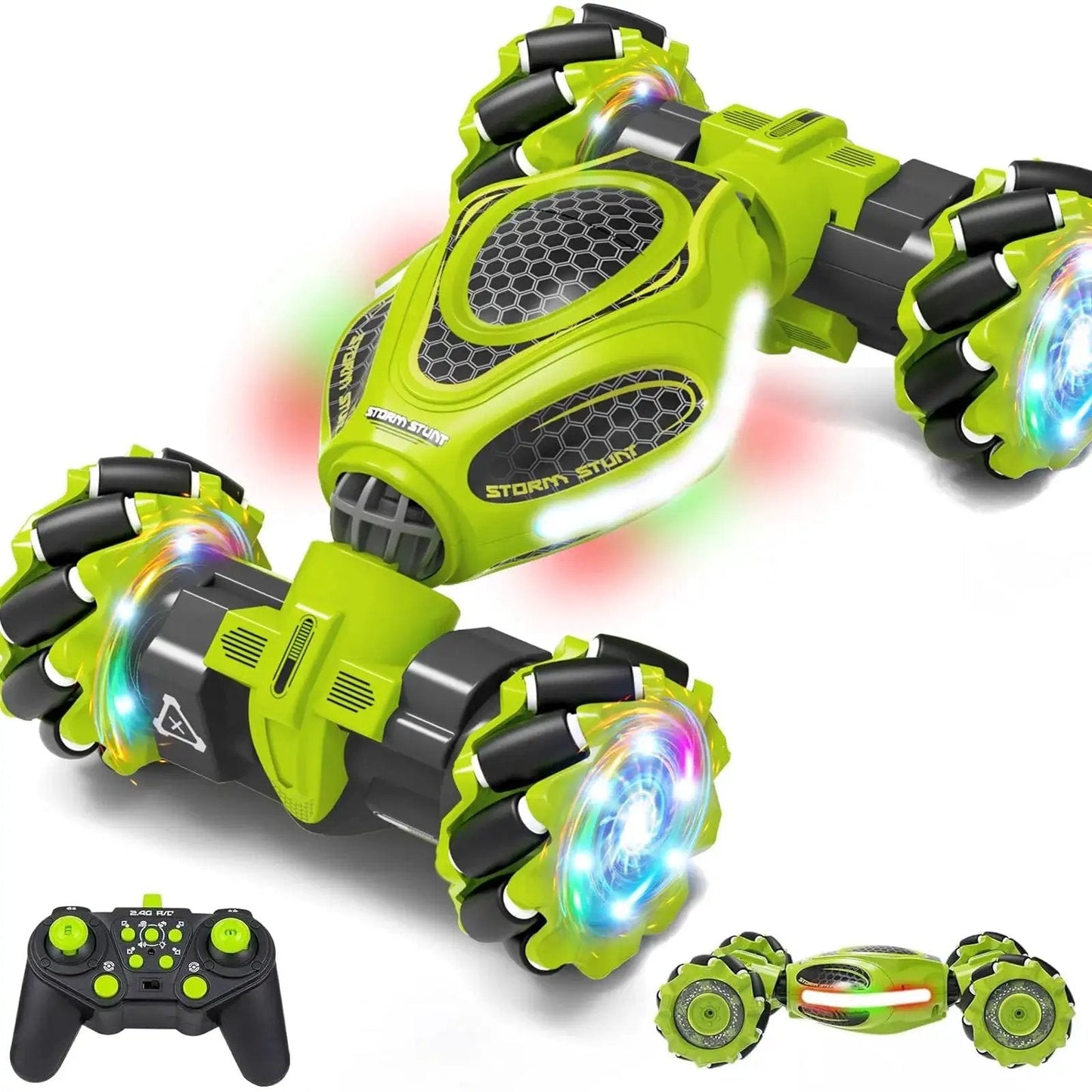 Gesture Sensing RC Stunt Car With Hand Wave Control And Remote Two Point Four Gigahertz 4WD Drift Car For Kids Six To Twelve
