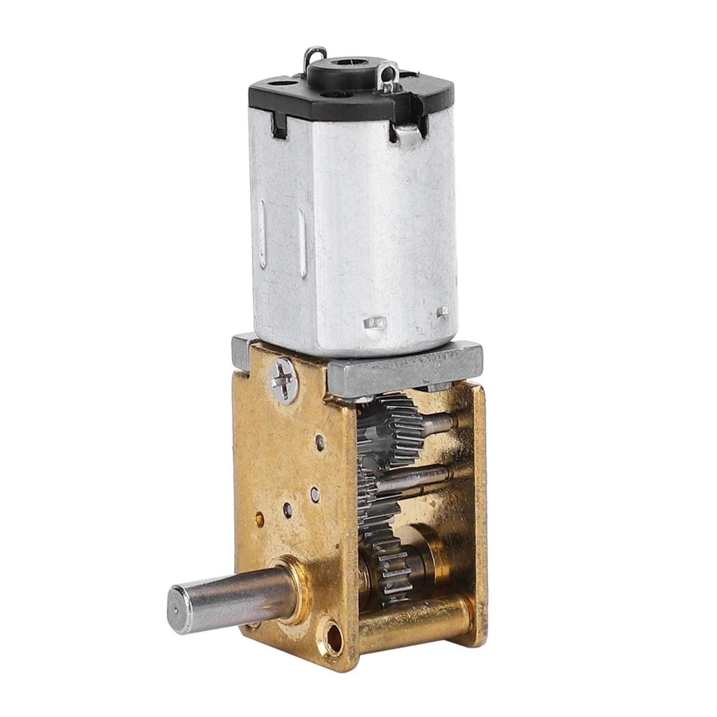 3V 30RPM Mini Gear Motor With Worm Gear Reducer For Robots Cameras And Smart Locks Delivers Beefy Torque And Low Noise Performance Ideal For Electronic Devices DIY Projects And Robotic Applications In Drones Cars Security Systems And Smart Home Gadgets