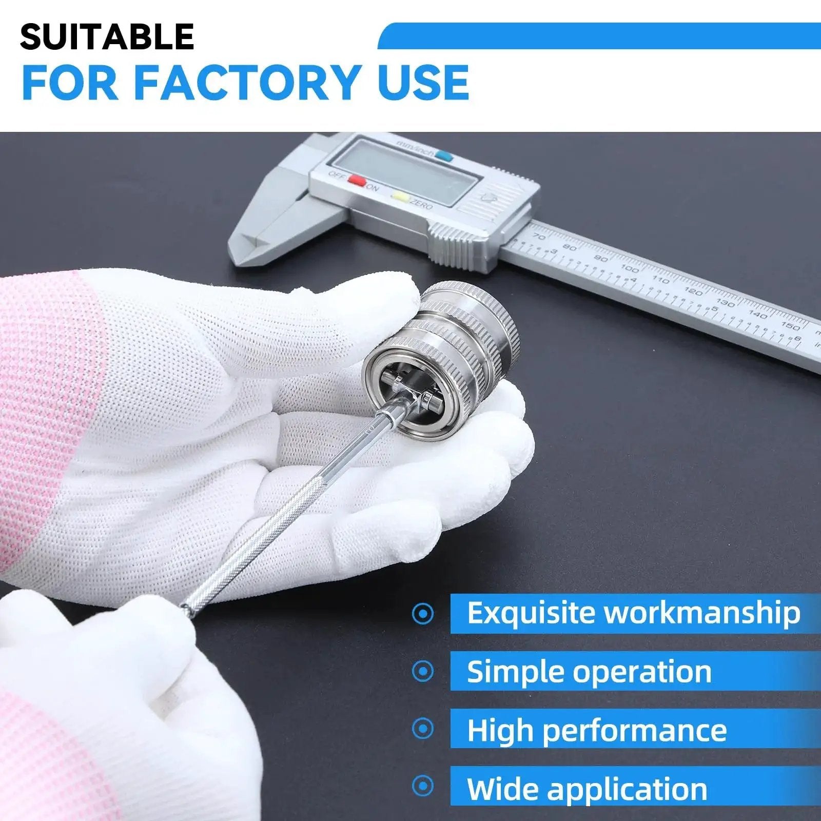 Six Piece Bore Hole Gauges Set 5/16 To 6 Inches With Smooth Action Telescoping Gauge shown in factory setting