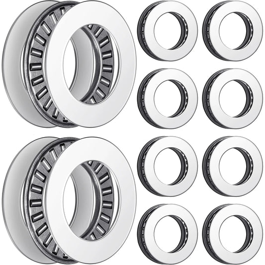 10 Sets Thrust Needle Roller Bearings With Washers 0.75 Inch Bore 1.25 Inch OD Industrial Workhorse With High Load Carrying Capacity And Stiffness NTA1220 2TRA