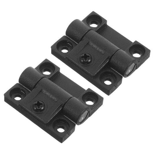 Torque Friction Positioning Hinges With Ball Bearing For Cabinet Doors, 90 Degree Folding Support, Adjustable, 1 Pair, black