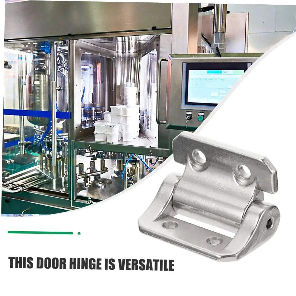 Corner Cabinet Hinge With Soft Close Function Thickened Door Hinge displayed in a manufacturing setting