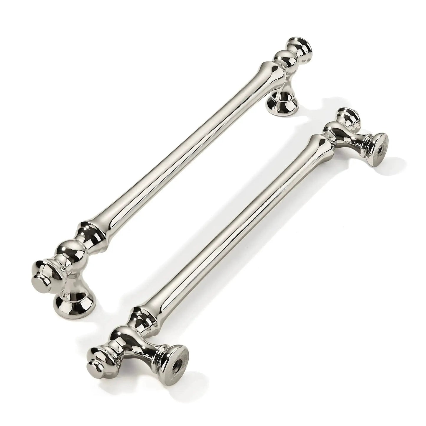 10 Pack Six And A Quarter Inch Polished Nickel Cabinet Pulls 160mm Drawer Handles For Cabinets And Drawers Zinc Alloy Hardware