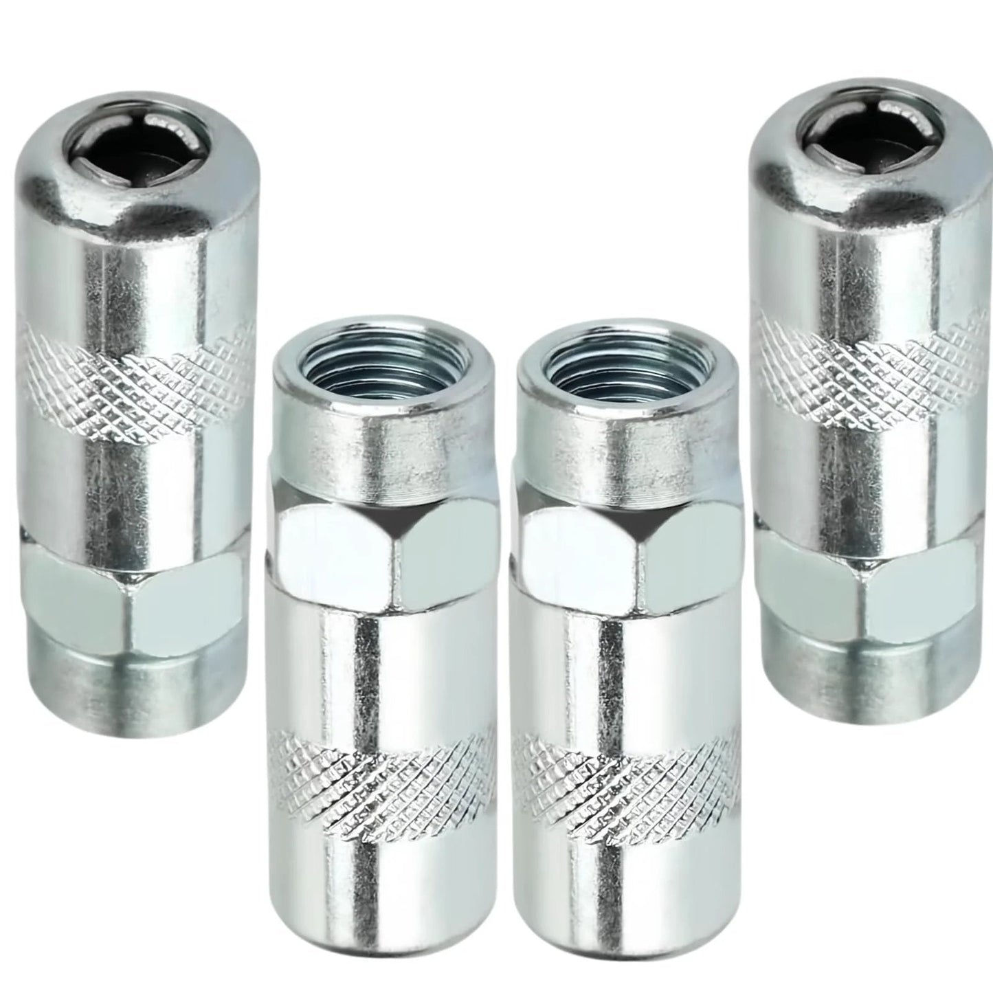 Heavy Duty Replacement Coupler Tips 4 Pack For Cordless Milwaukee Grease Guns M18 And M12 49-16-2649 Fits 2448-20 2449-20 2450-20
