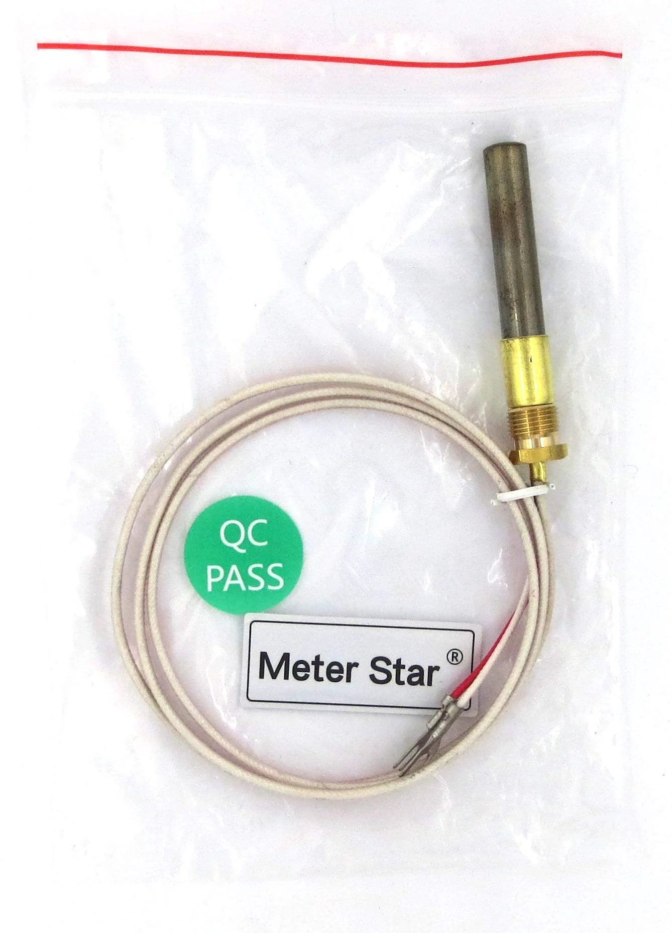 24 Inch Millivolt Replacement Thermopile For Gas Fireplace Water Heater And Gas Fryer Cluster Thermocouple 750Mv Rating
