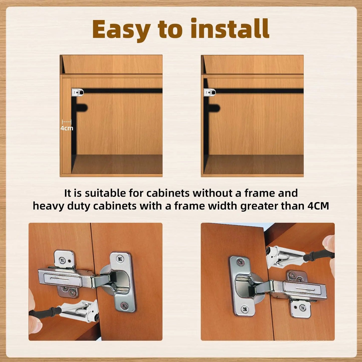 Soft Close Cabinet Dampers Set Of 10 For Cabinets Wardrobes Kitchen And Bookcases With Hydraulic Buffer And Self Closing Mechanism installation