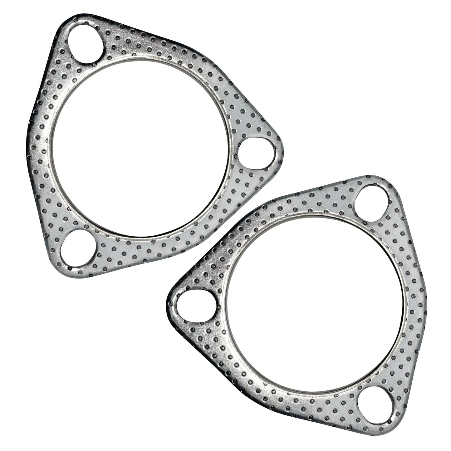 2.5 Inch Exhaust Gasket For 3 Bolt 63.5mm Flange High Temperature Graphite With Fire Ring Replacement 2 Pack Fits Most 2.5 Inch Exhaust Systems And Delivers Reliable Seal For Everyday Automotive Use