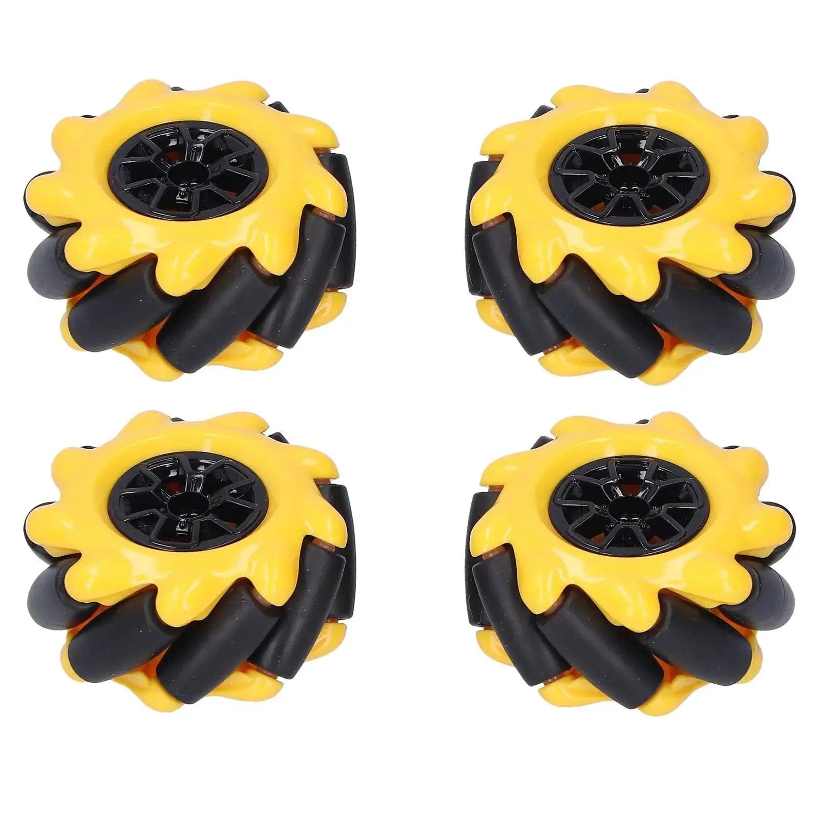 Mecanum Wheel Set For DIY Smart Robot Car Omni Directional Wheels 48mm Two Pairs Compatible With Building Blocks And TT Motors