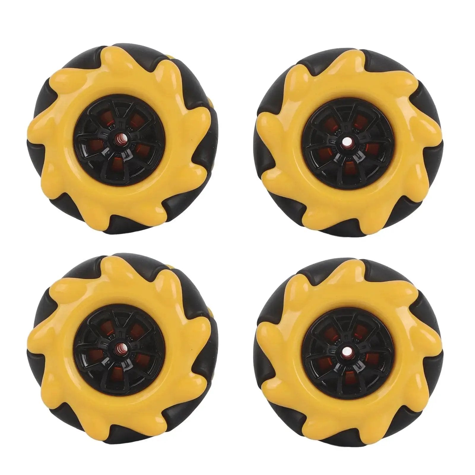 Mecanum Wheel Set For DIY Smart Robot Car Omni Directional Wheels 48mm Two Pairs Compatible With Building Blocks And TT Motors