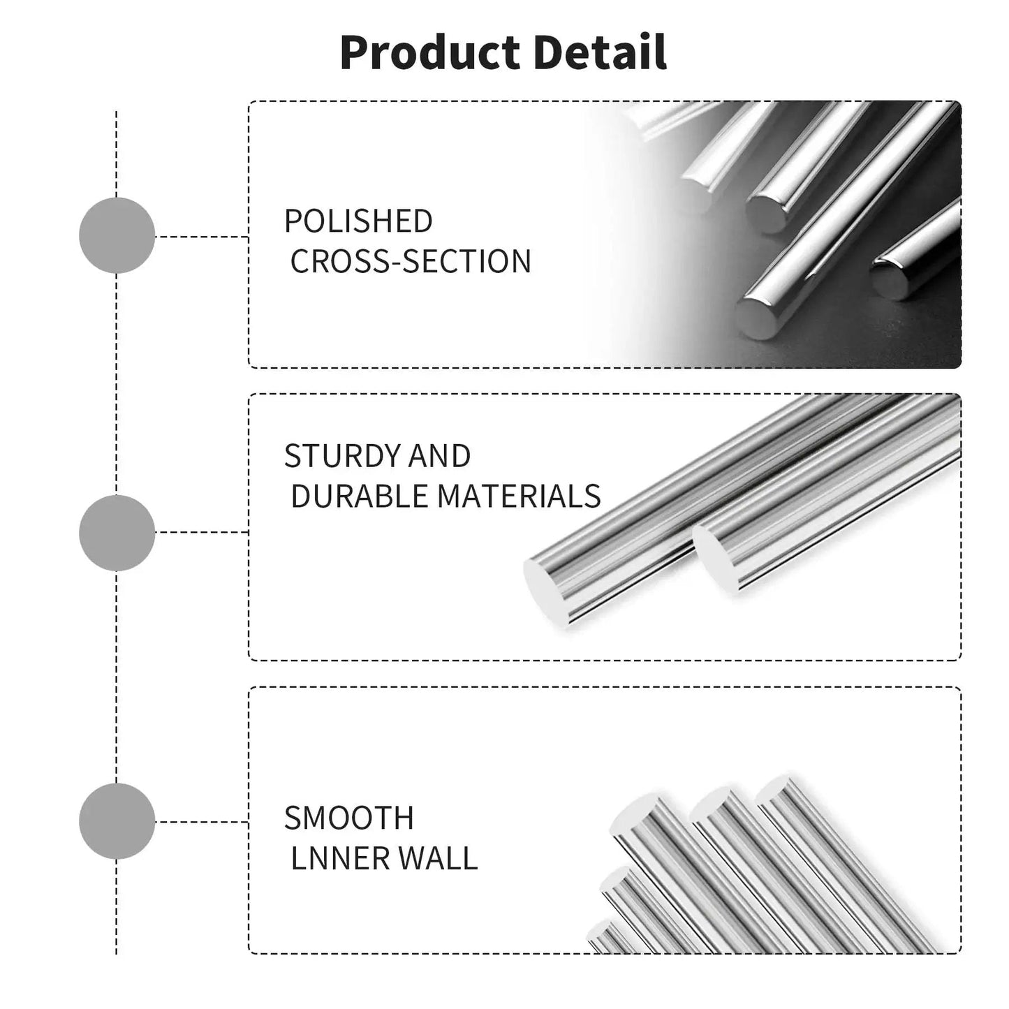 Round High Speed Steel Lathe Bar Stock 6mm by 200mm 60 HRC Precision Machining Rod with polished cross-section, shown close-up