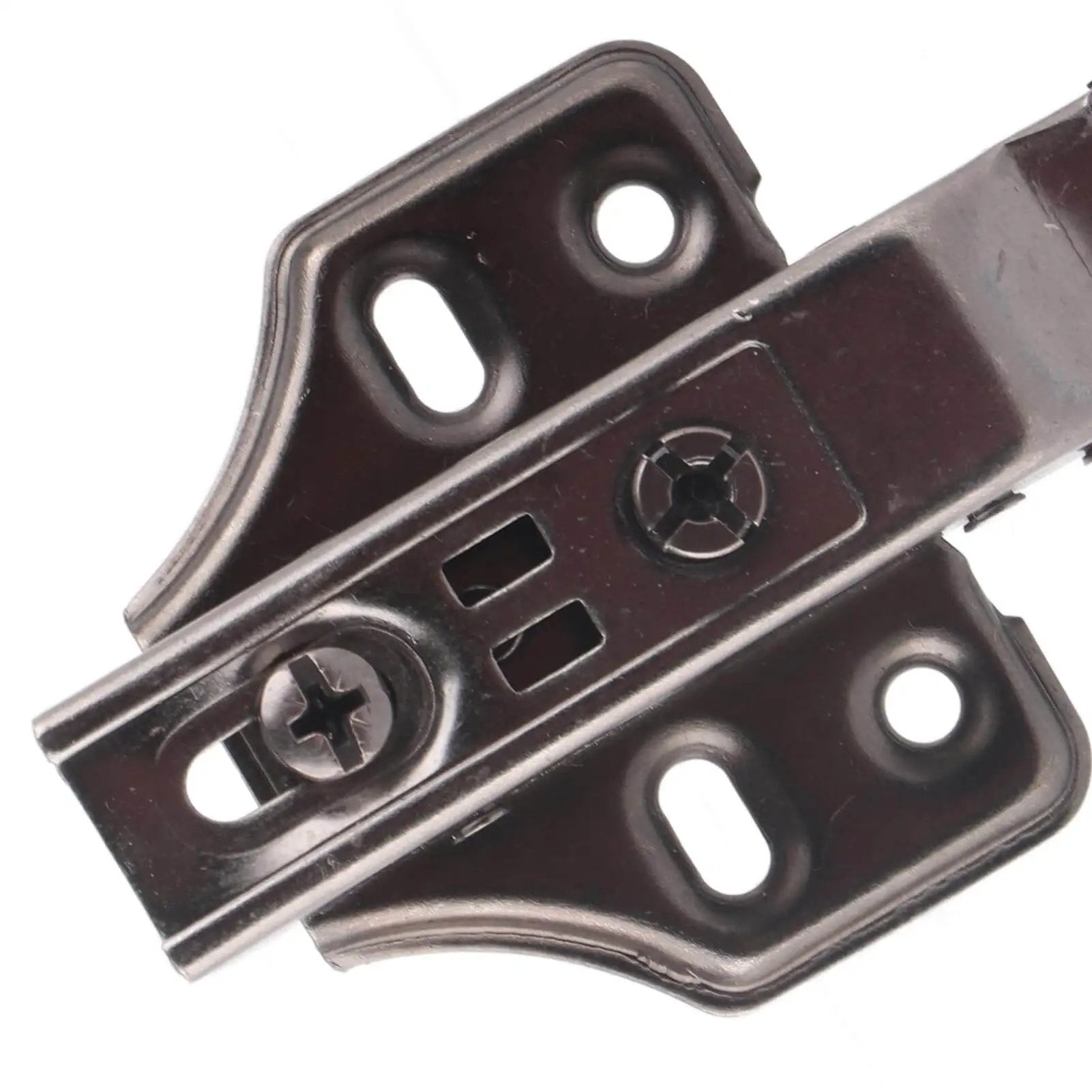 Close-up of Soft Closing Hinges For Aluminum Frame Cabinets And Glass Doors With Adjustable Enlarged Base And Thickened Boost Arm Yosoo
