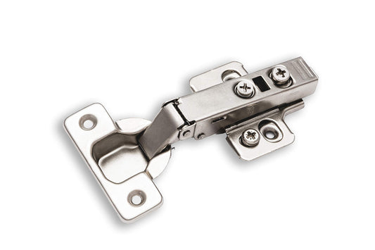 2 Pack Full Overlay Frameless Clip On Concealed Kitchen Cabinet Hinges With 110 Degree Soft Close 3D Adjustable Screws Included European Style Hinges For Easy No Hassle Cabinet Door Install