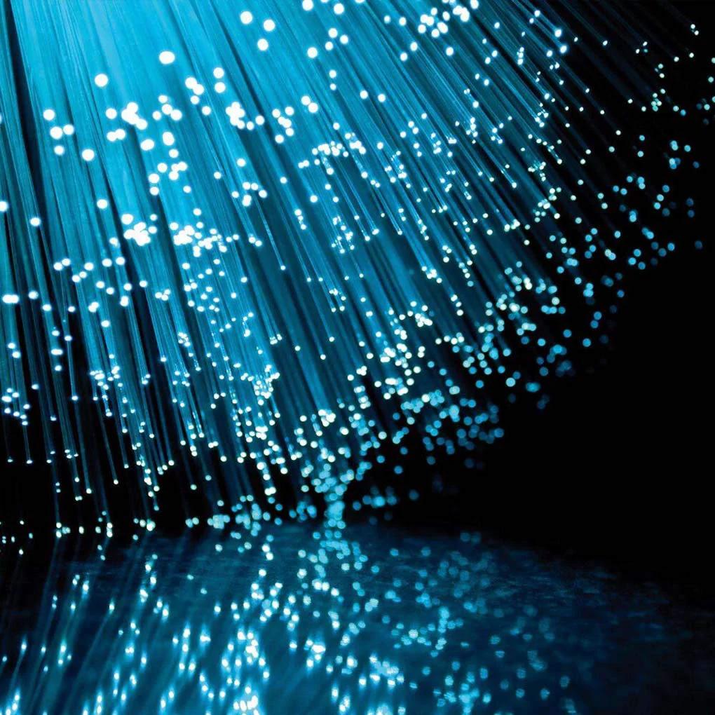 End Glow PMMA Fiber Optic Cable 1mm Diameter 50m Roll For Starry Sky Ceiling LED Lighting Dope Flexible Transparent Fiber