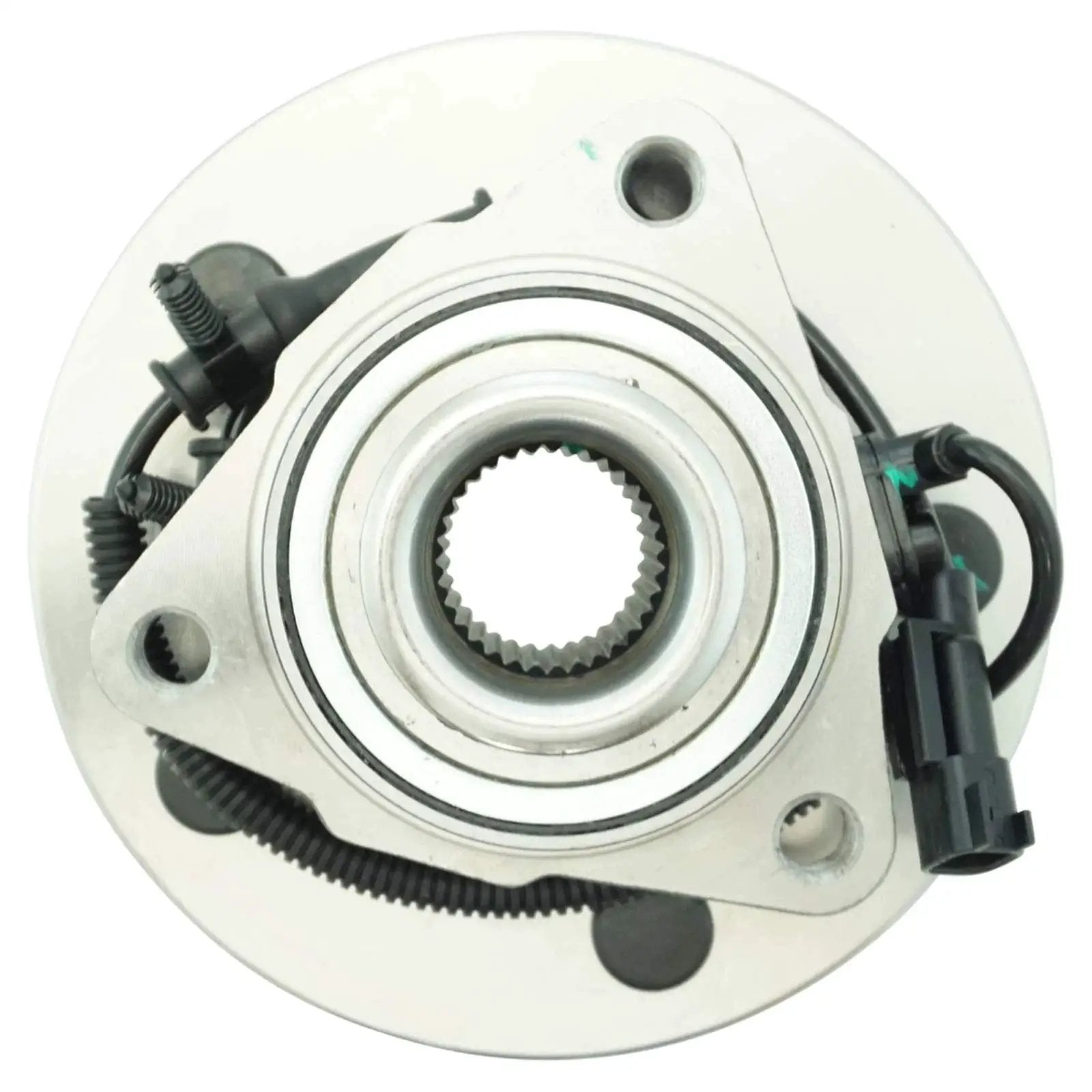 Front view of wheel bearing and hub assembly for 2012-2018 Dodge Ram 1500 and 2019-2022 Ram 1500 Classic Two Piece Kit