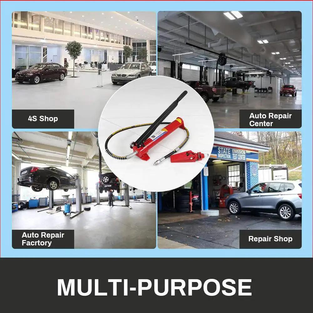 10 Ton Porta Power Hydraulic Jack With Upgraded Multifunction For Car Body Repair surrounded by auto repair shops images