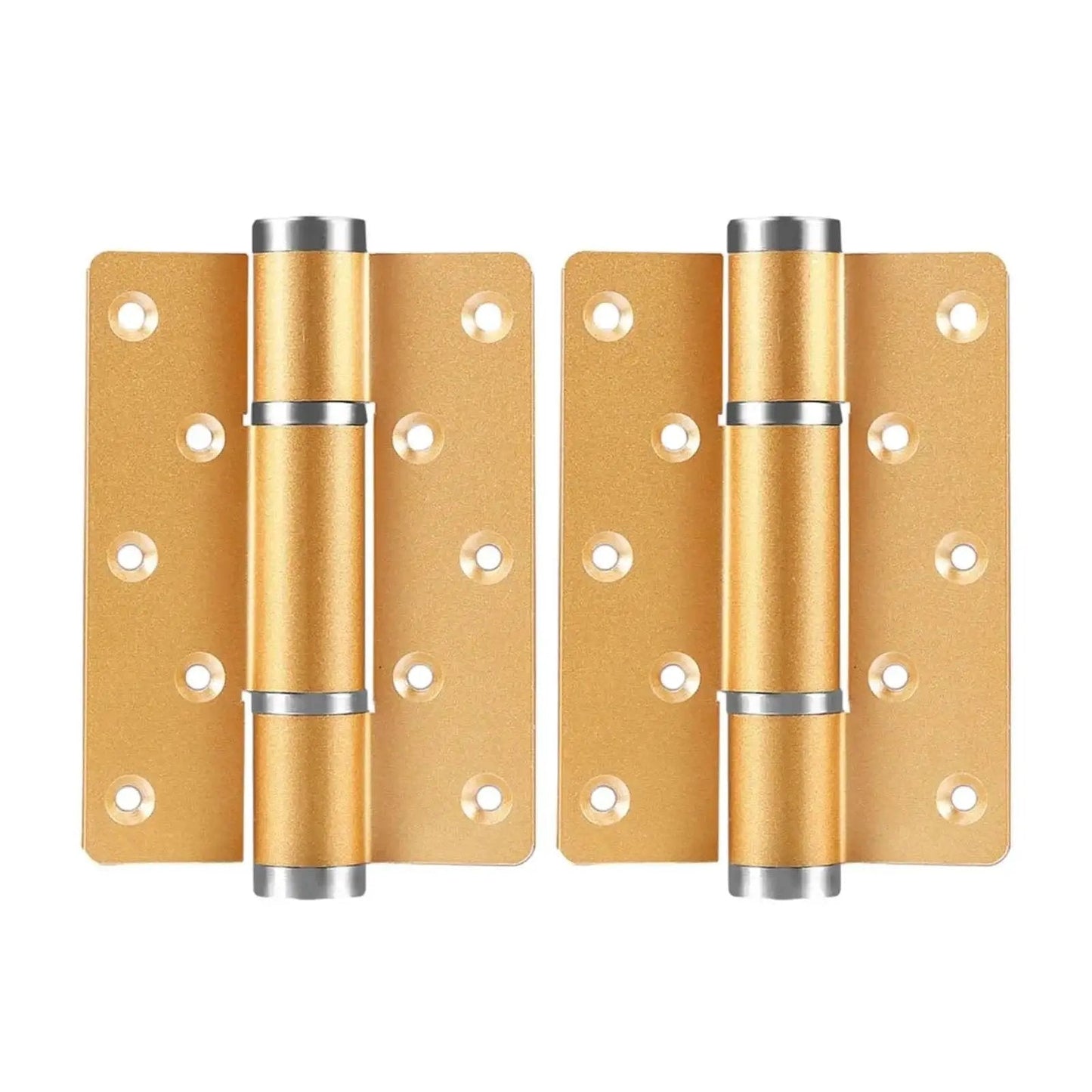 Two Pack Invisible Self Closing Hydraulic Door Hinges For Cabinets And Furniture Whisper Quiet Aluminum Alloy Hinges