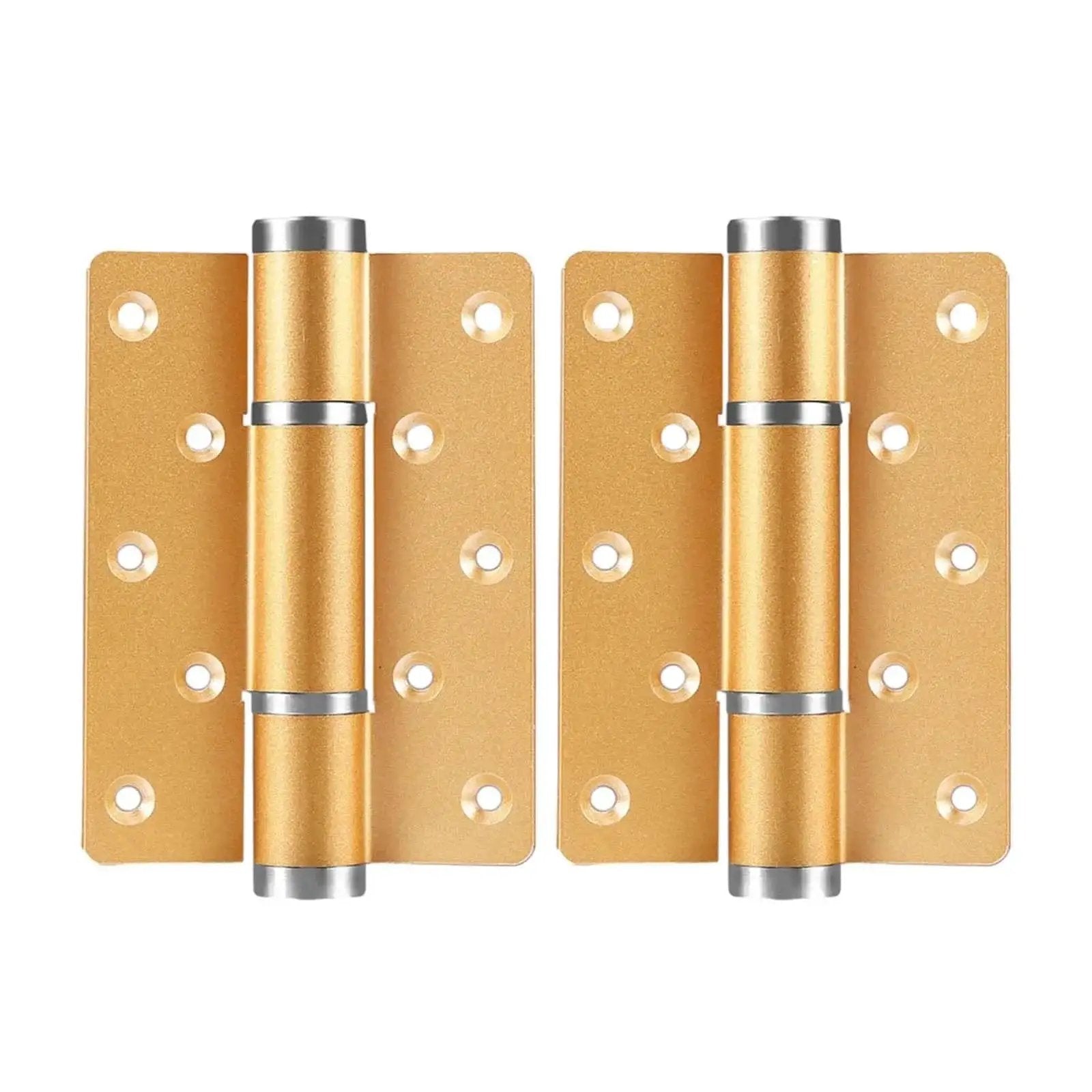 Two Pack Invisible Self Closing Hydraulic Door Hinges For Cabinets And Furniture Whisper Quiet Aluminum Alloy Hinges